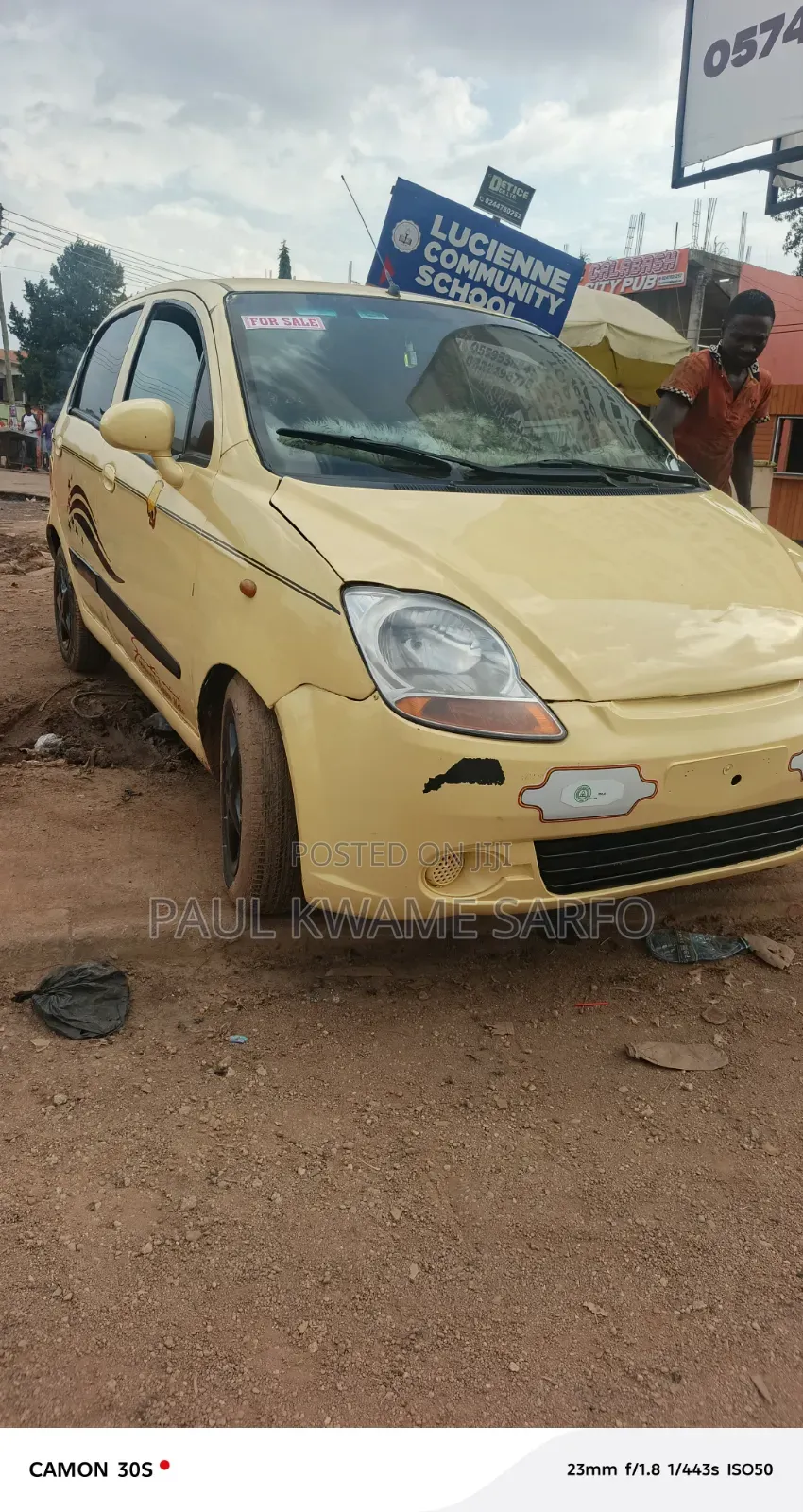 Chevrolet Matiz 2010 Yellow