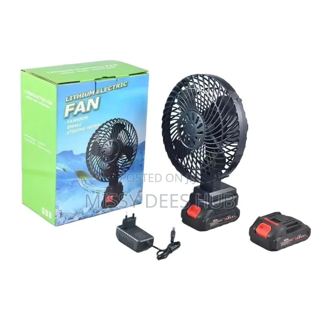 Rechargeable Lithium-Iin Battery Fan