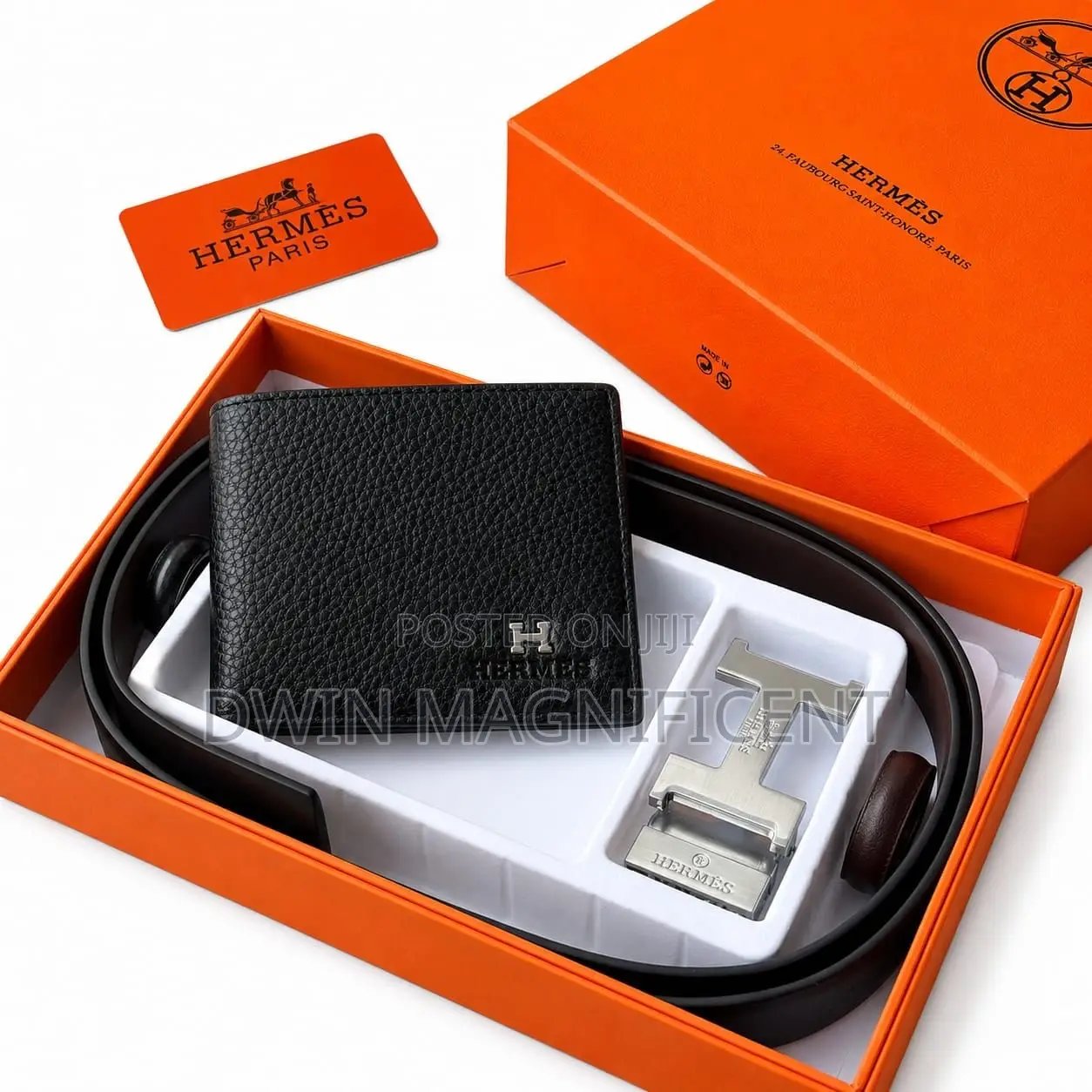 Special Hermes Wallet + -Belt