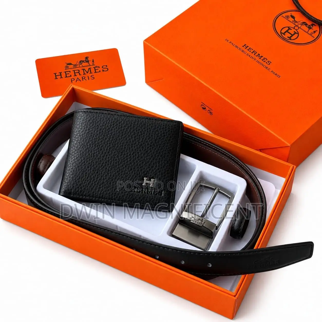 Special Hermes Wallet + -Belt