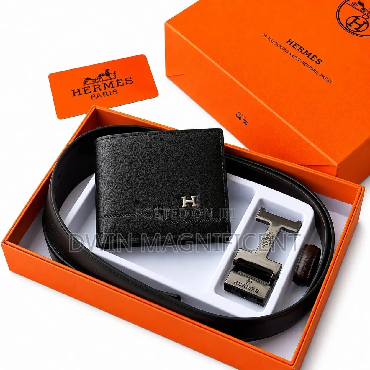 Special Hermes Wallet + -Belt