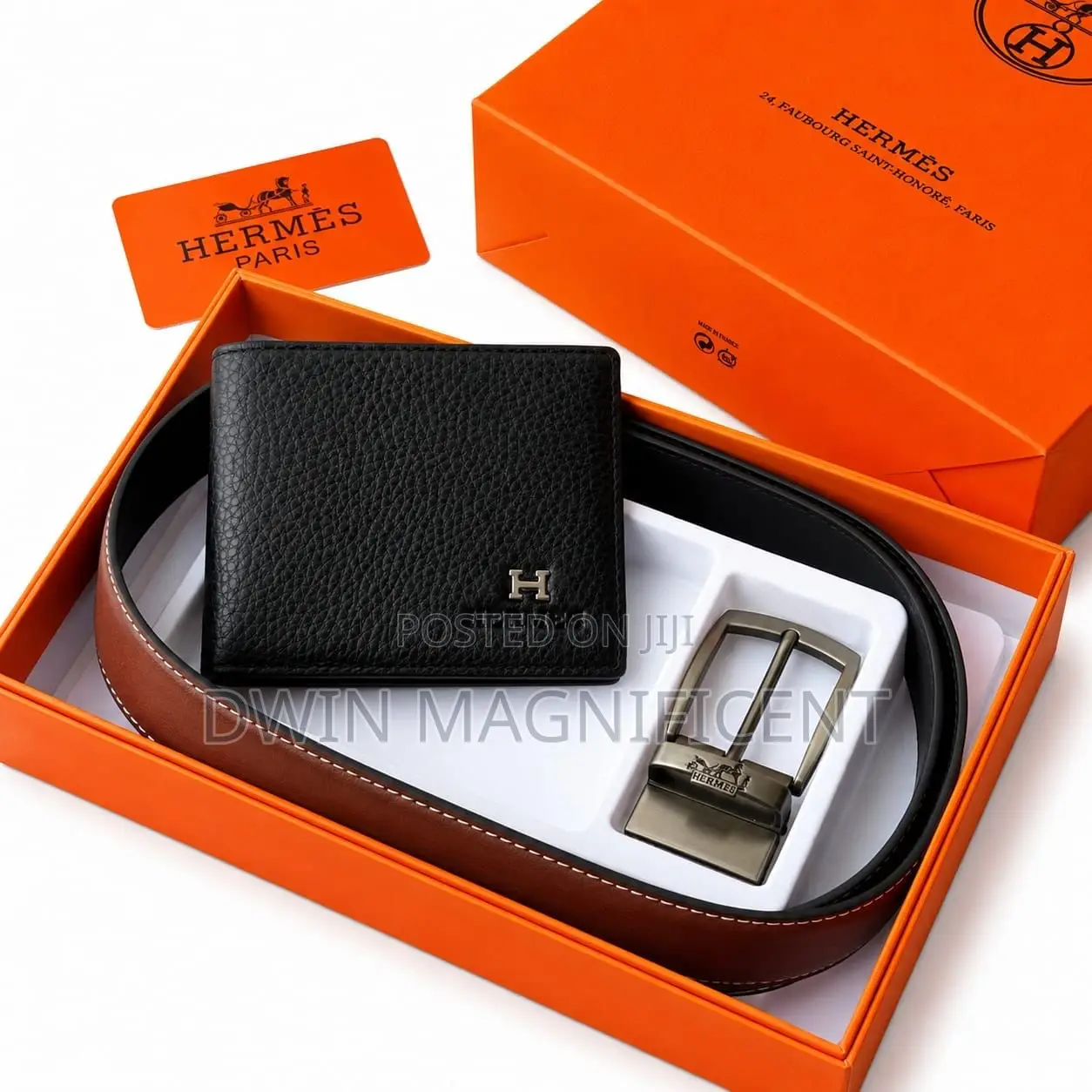 Special Hermes Wallet + -Belt