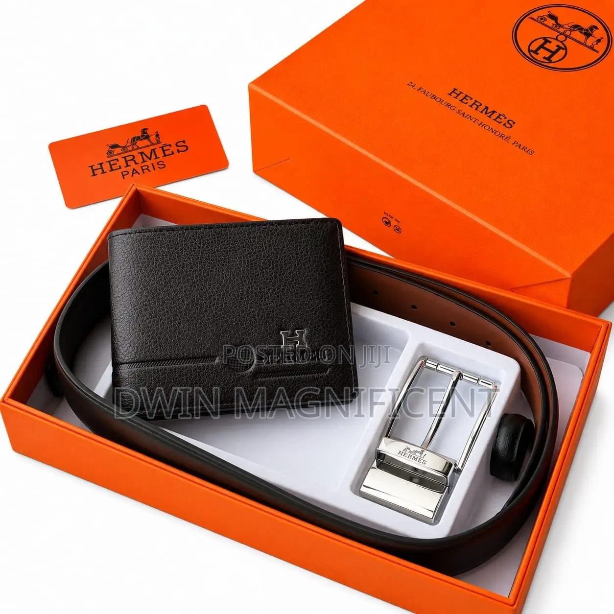 Special Hermes Wallet + -Belt