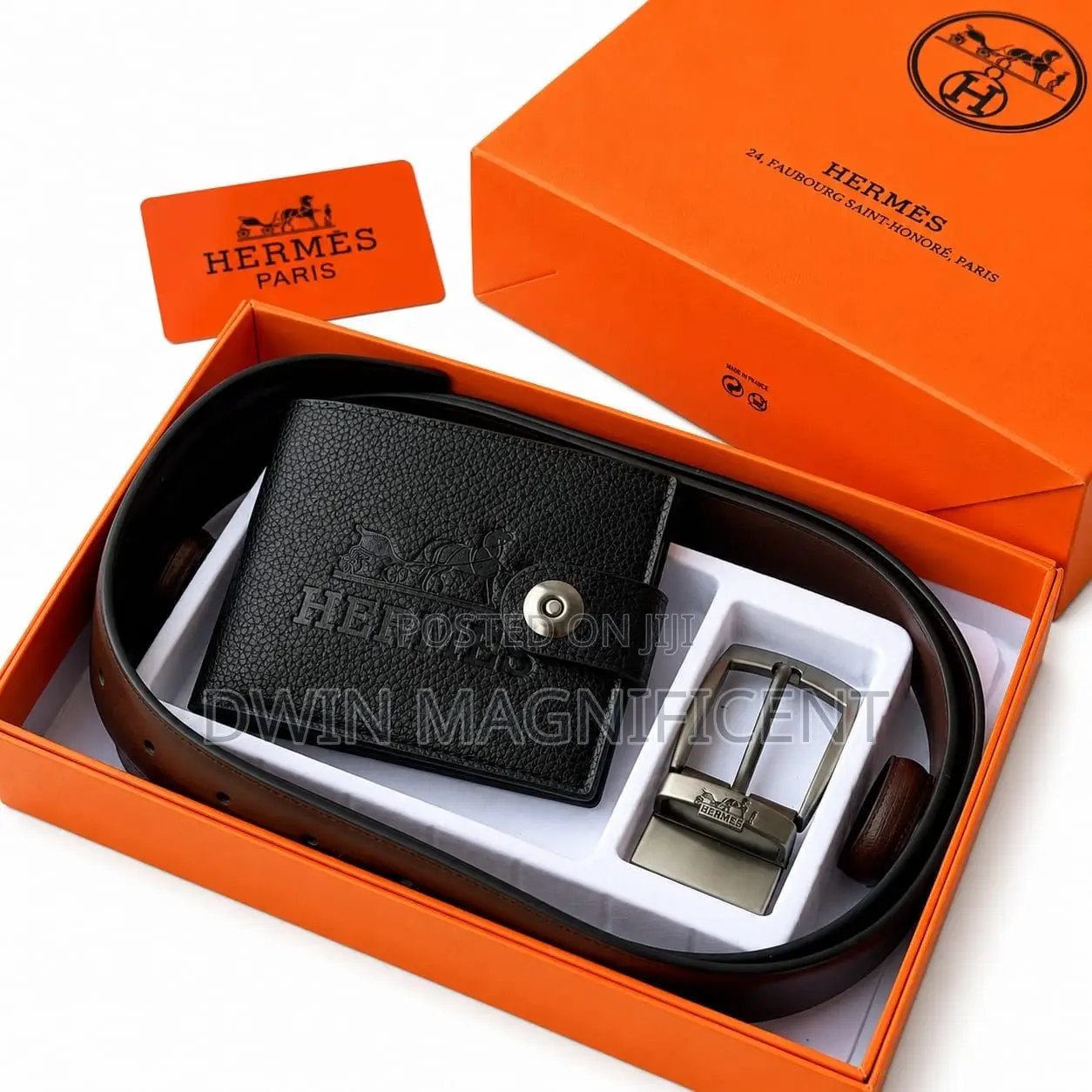 Special Hermes Wallet + -Belt