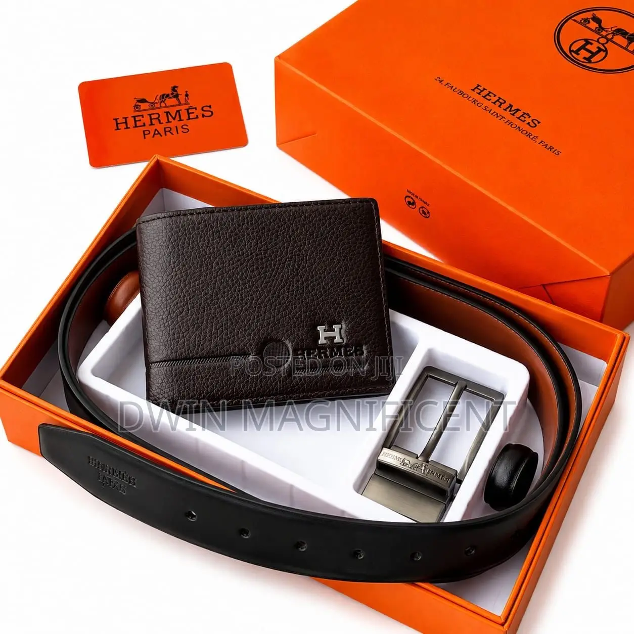 Special Hermes Wallet + -Belt