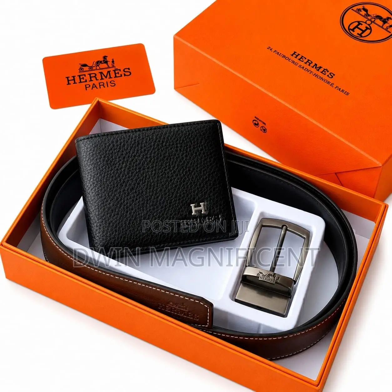 Special Hermes Wallet + -Belt
