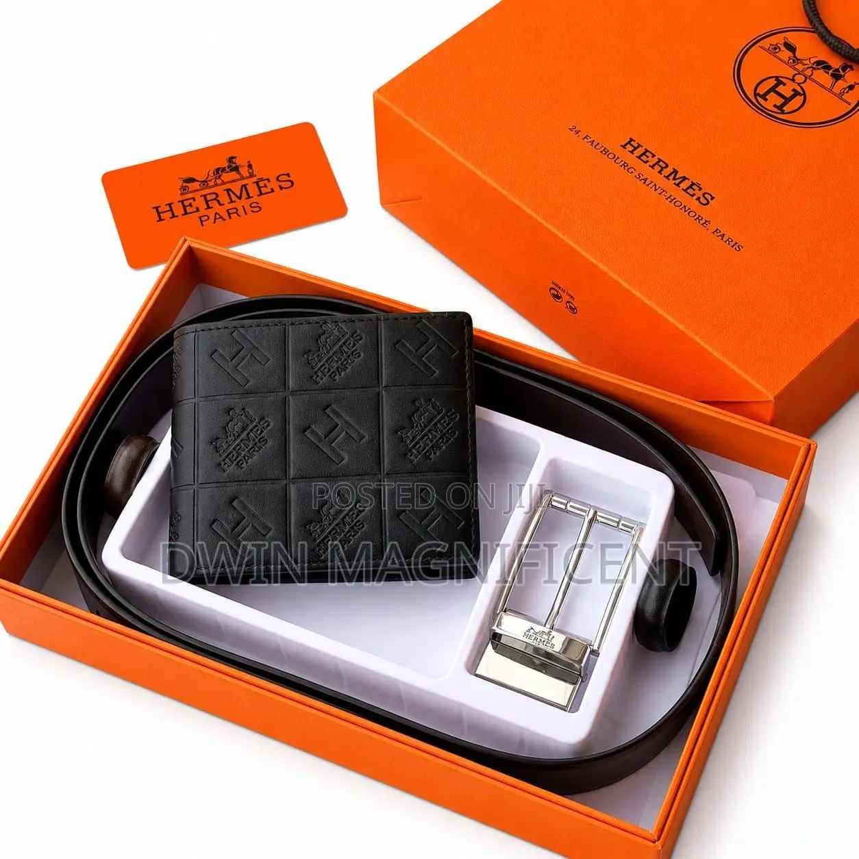 Special Hermes Wallet + -Belt