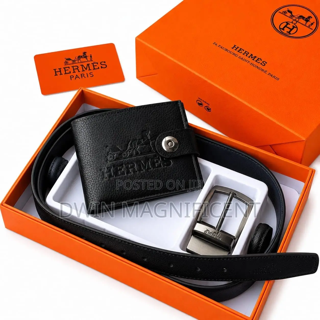 Special Hermes Wallet + -Belt