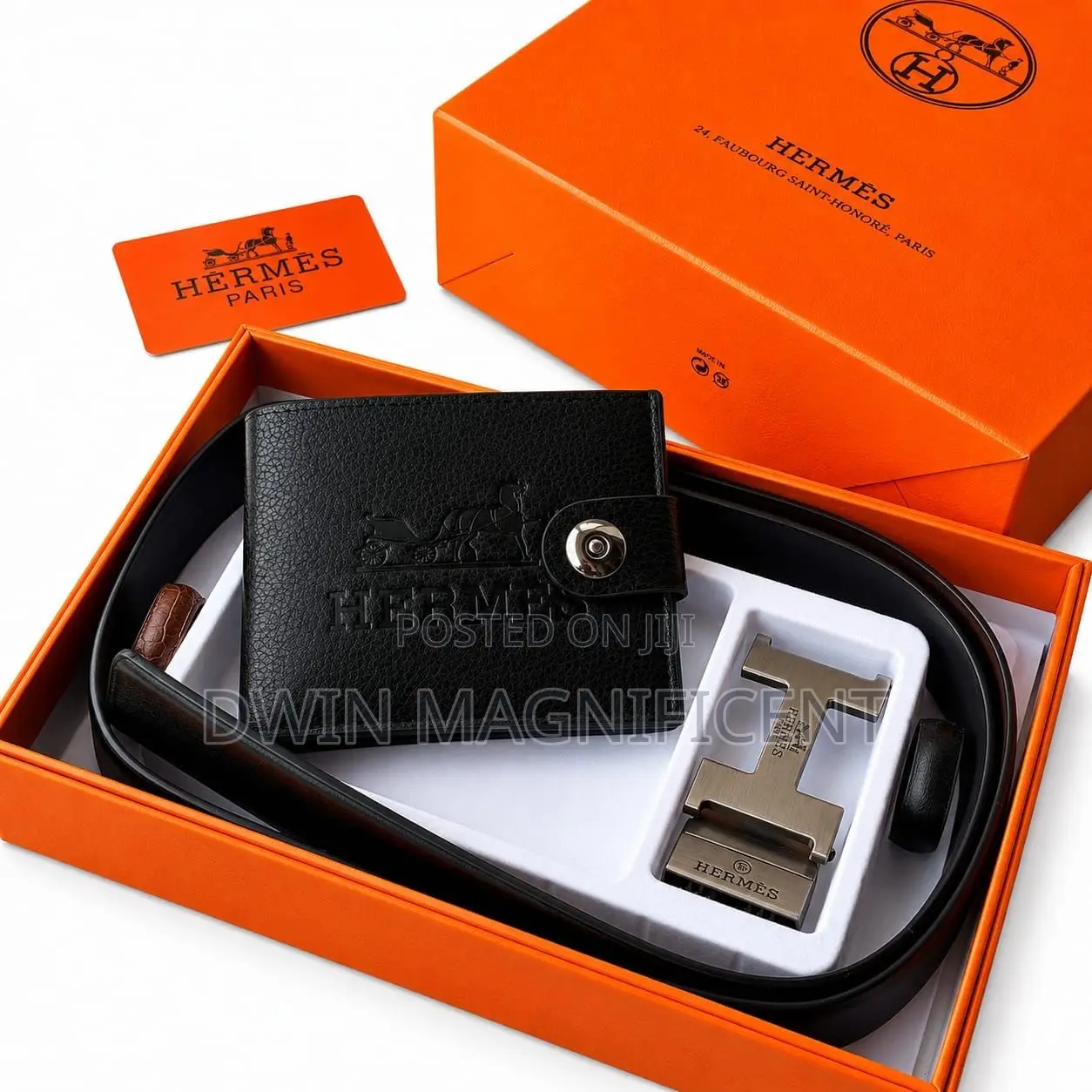 Special Hermes Wallet + -Belt