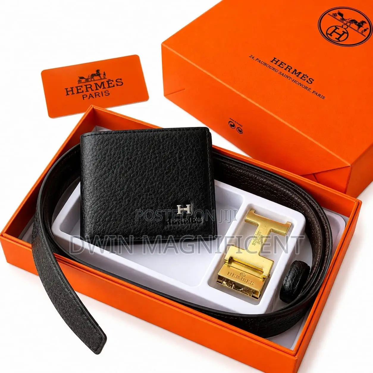 Special Hermes Wallet + -Belt