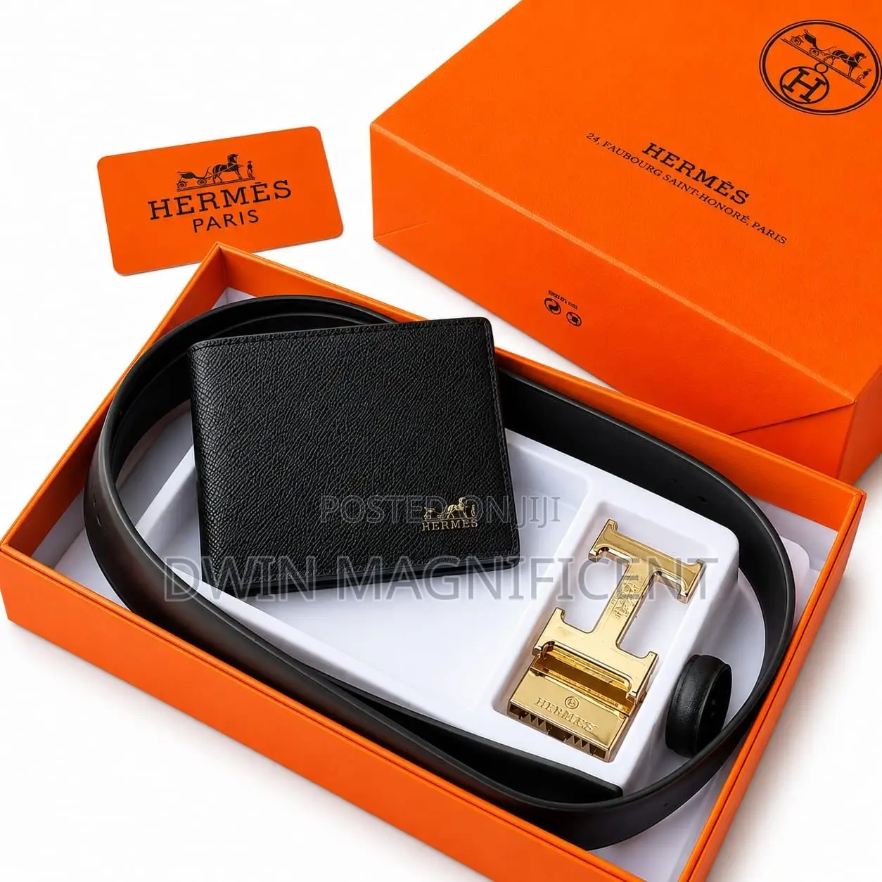 Special Hermes Wallet + -Belt