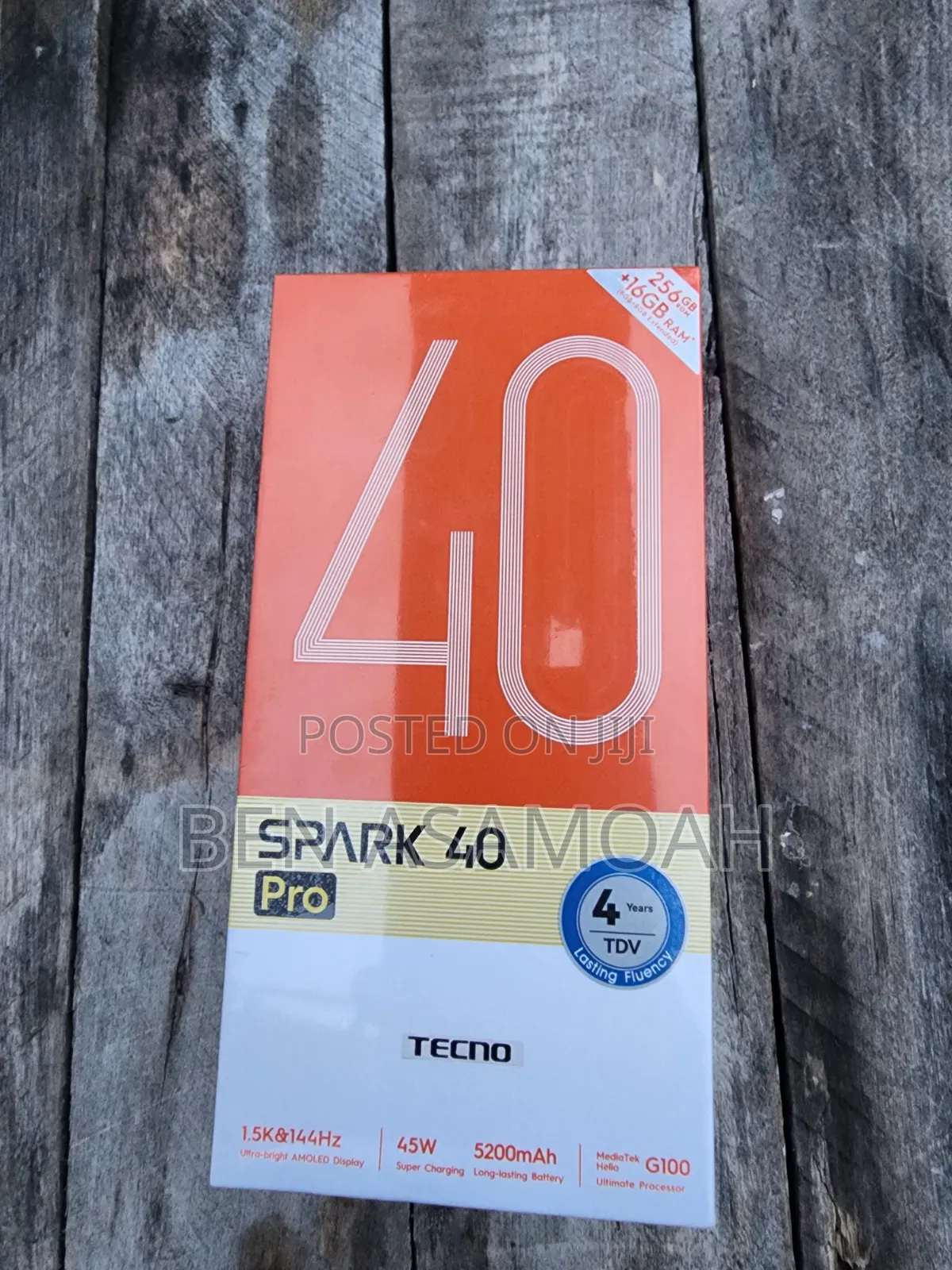 New Tecno Spark 40 Pro 256 GB Black