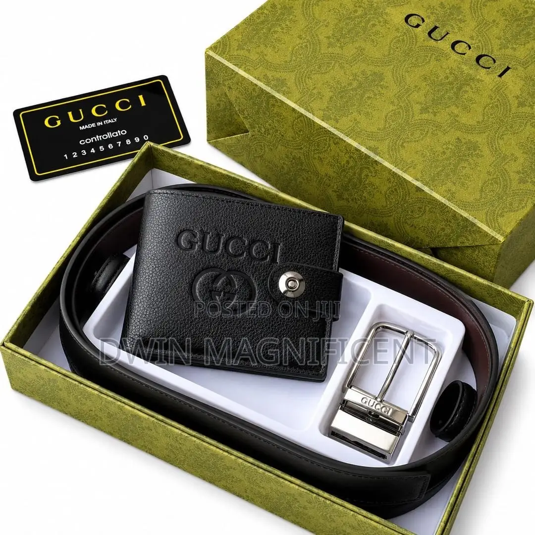 Exclusive Gucci Belts + Wallet