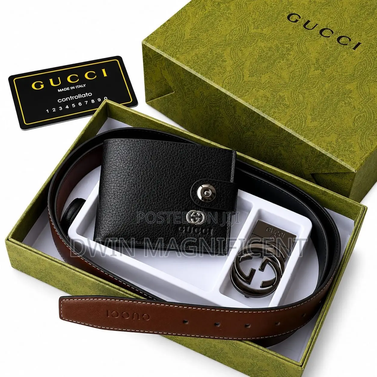 Exclusive Gucci Belts + Wallet