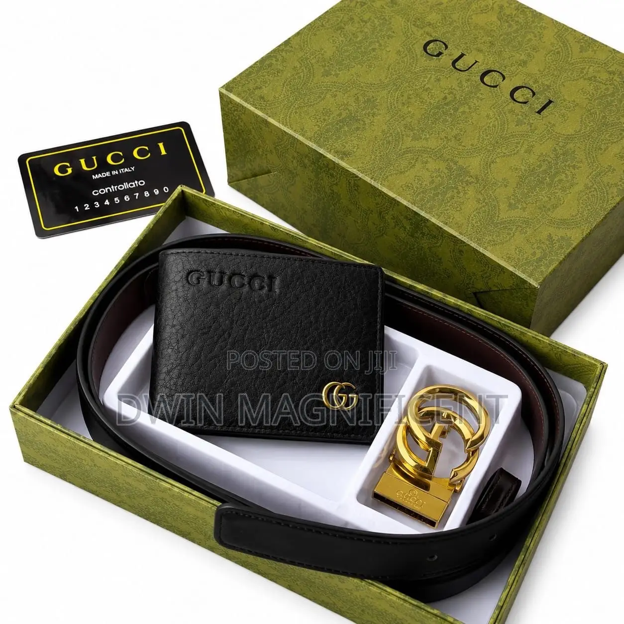 Exclusive Gucci Belts + Wallet