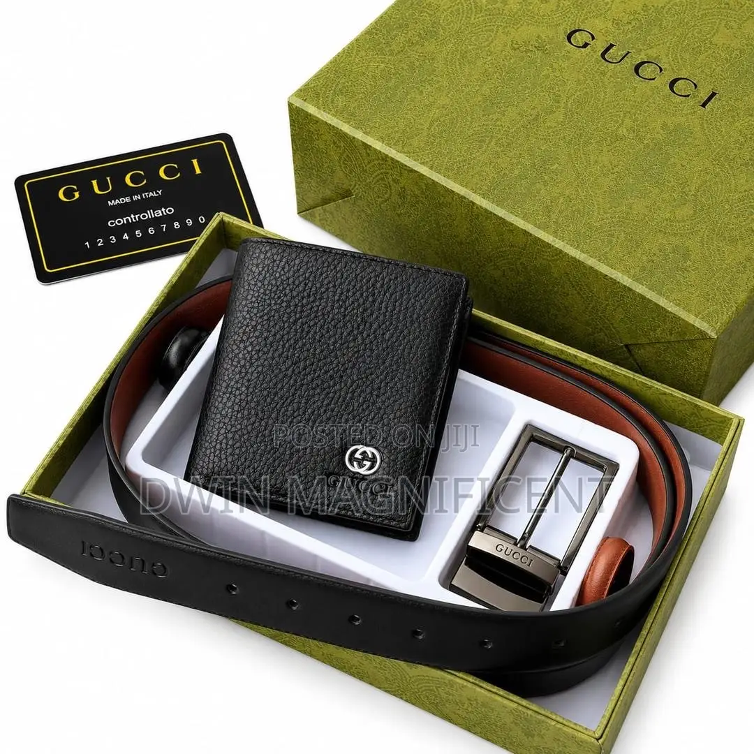 Exclusive Gucci Belts + Wallet