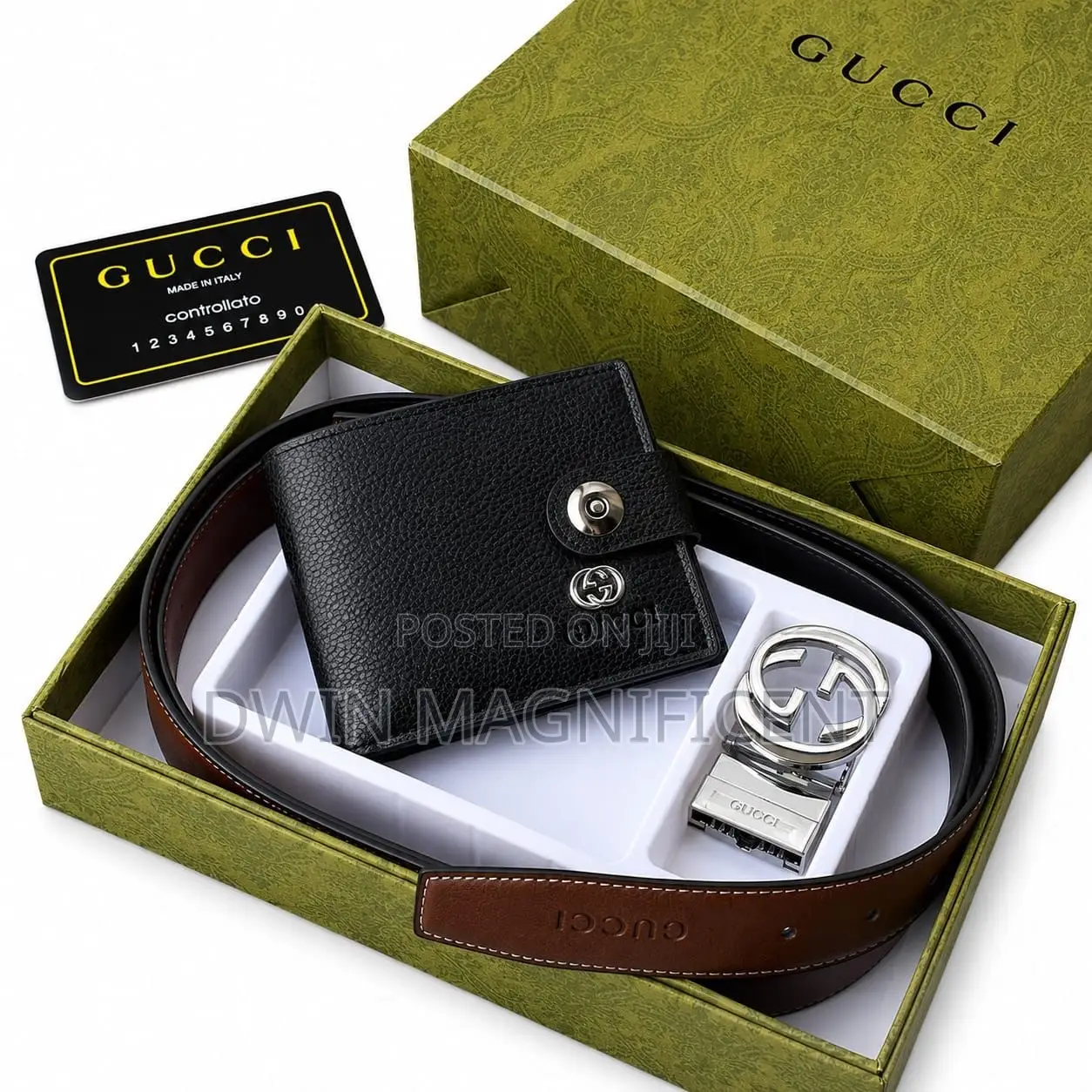 Exclusive Gucci Belts + Wallet