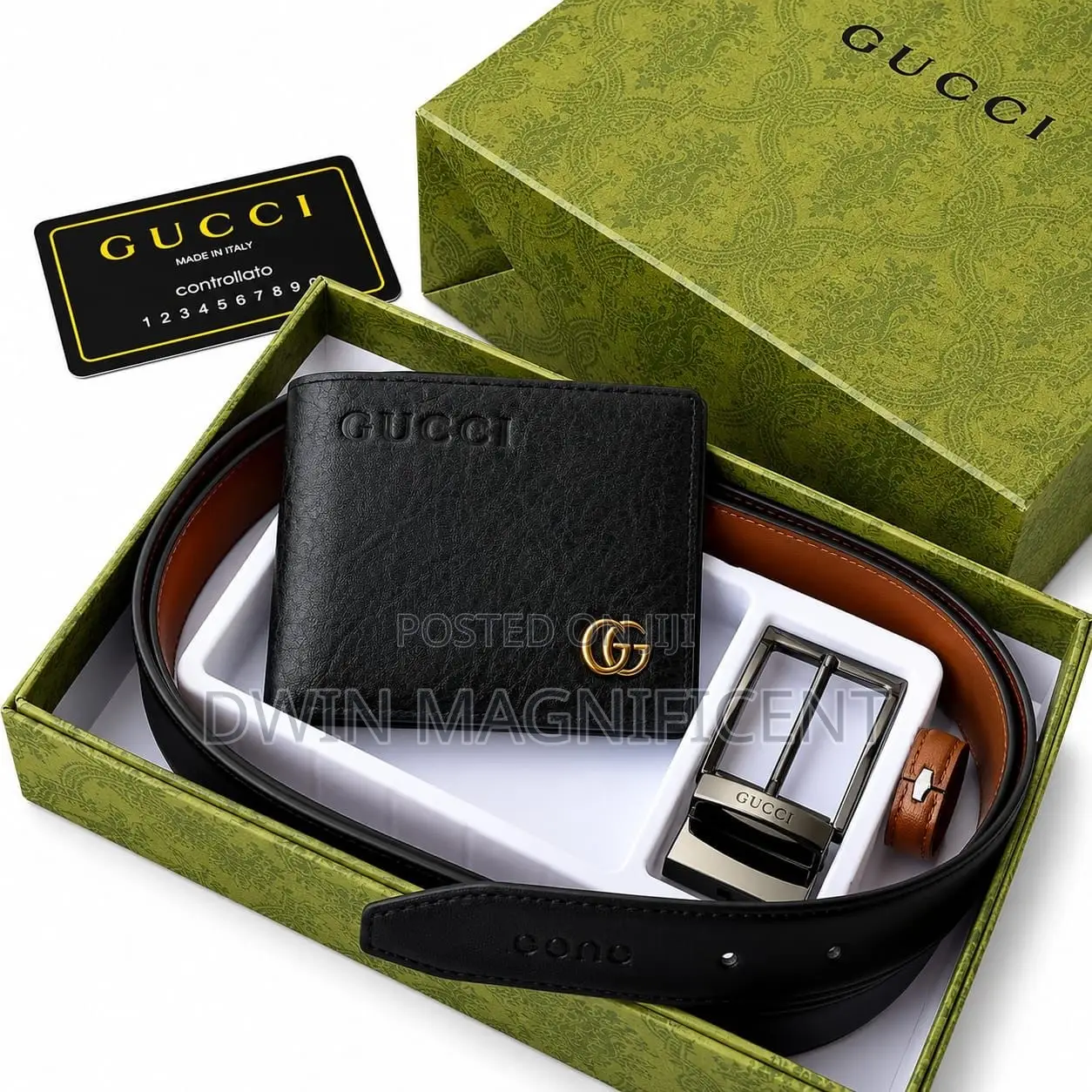 Exclusive Gucci Belts + Wallet