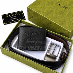 Special Gucci Wallet + Belt