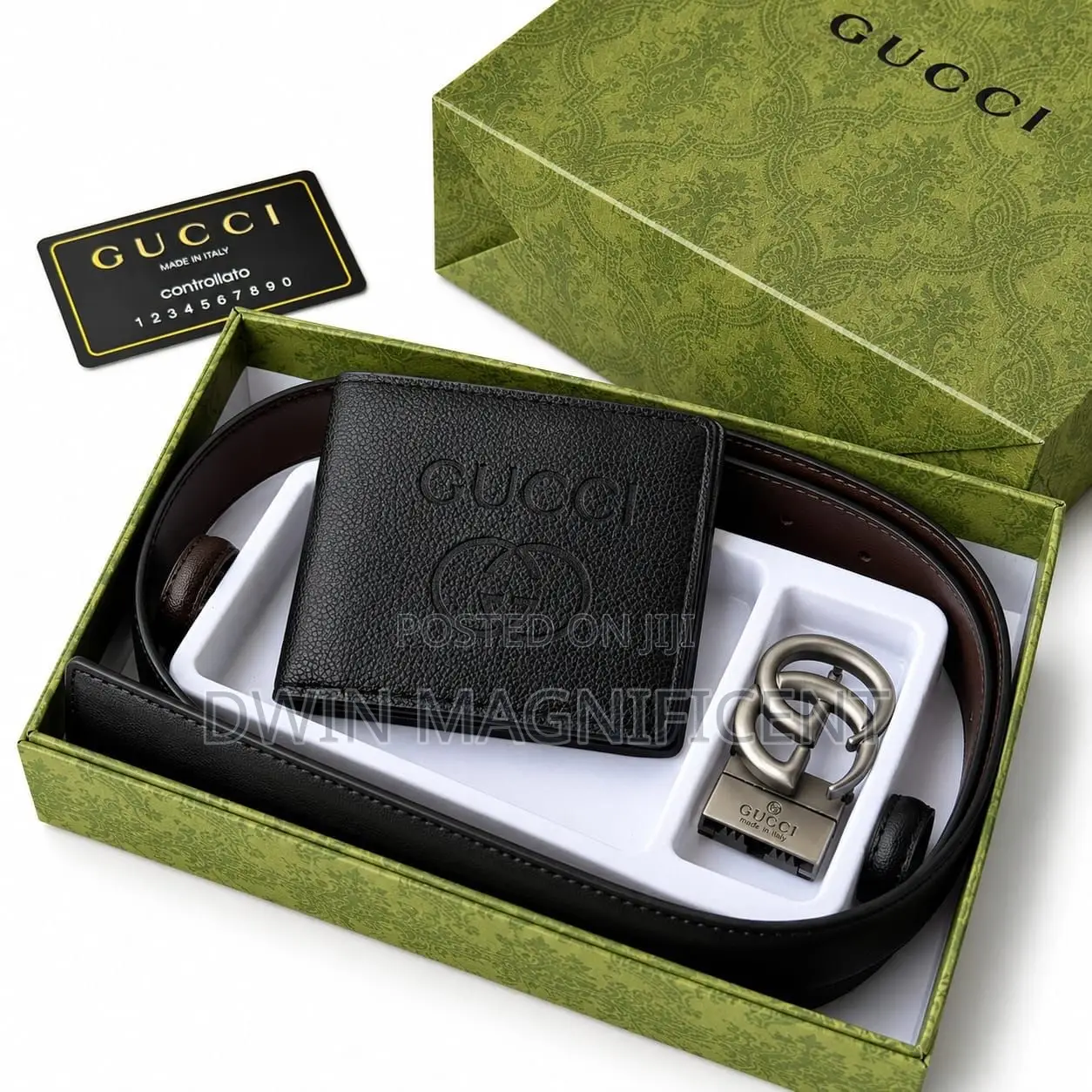 Special Gucci Wallet + Belt