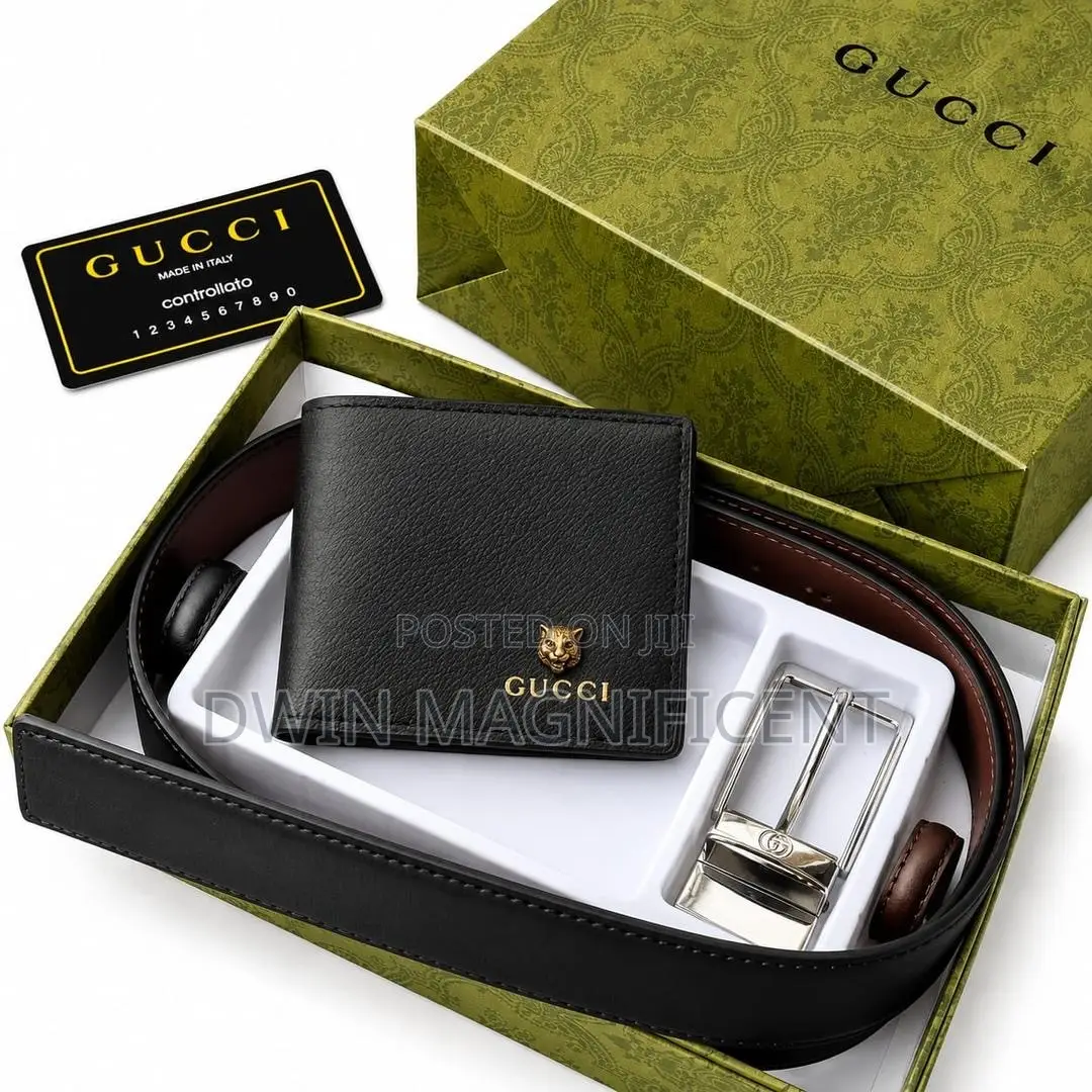 Special Gucci Wallet + Belt