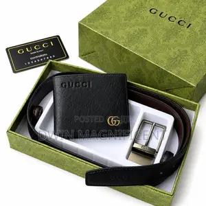 Special Gucci Wallet + Belt