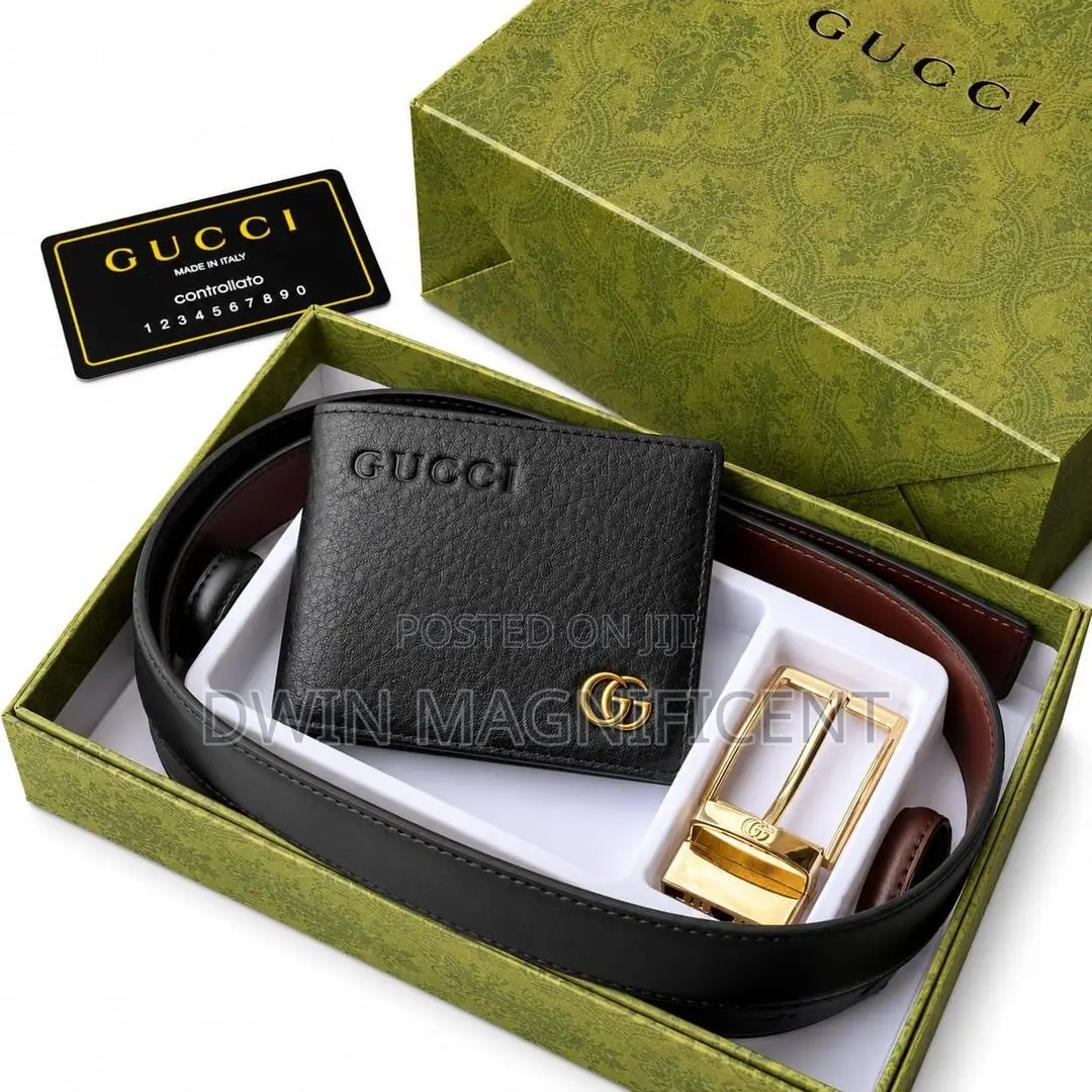 Special Gucci Wallet + Belt