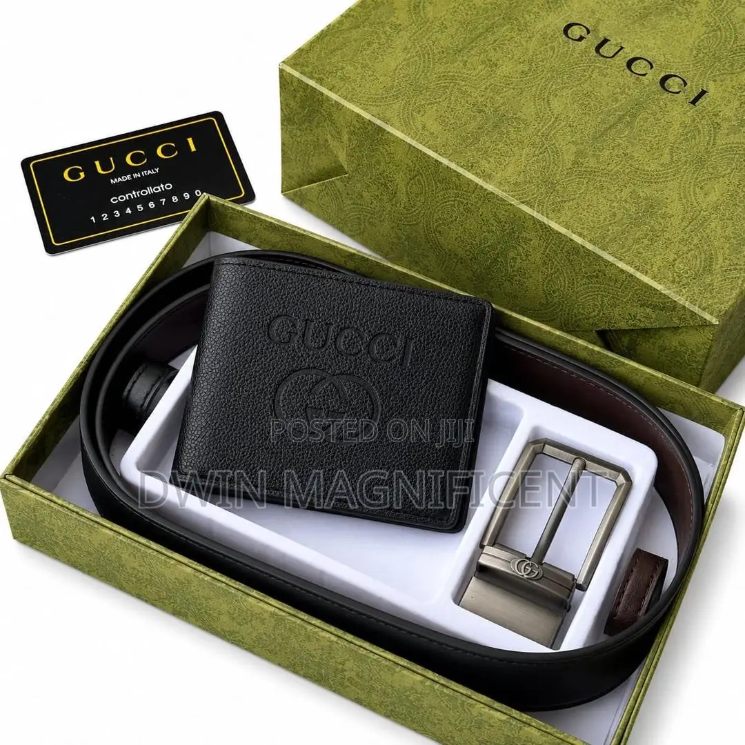 Special Gucci Wallet + Belt