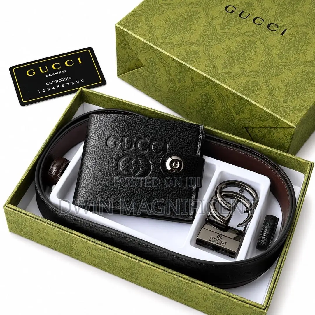 Special Gucci Wallet + Belt