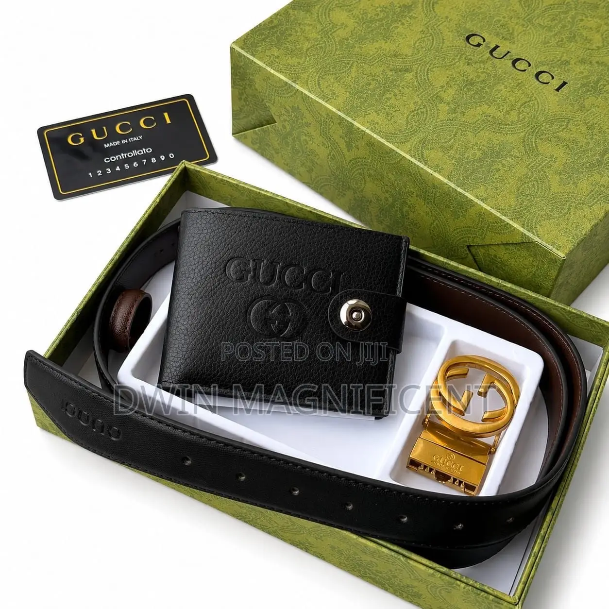 Special Gucci Wallet + Belt