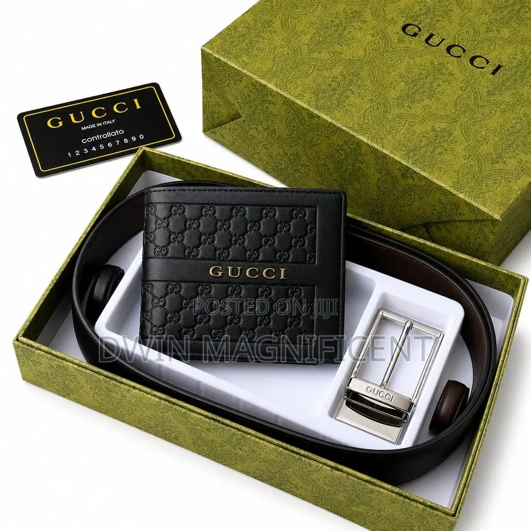 Special Gucci Wallet + Belt