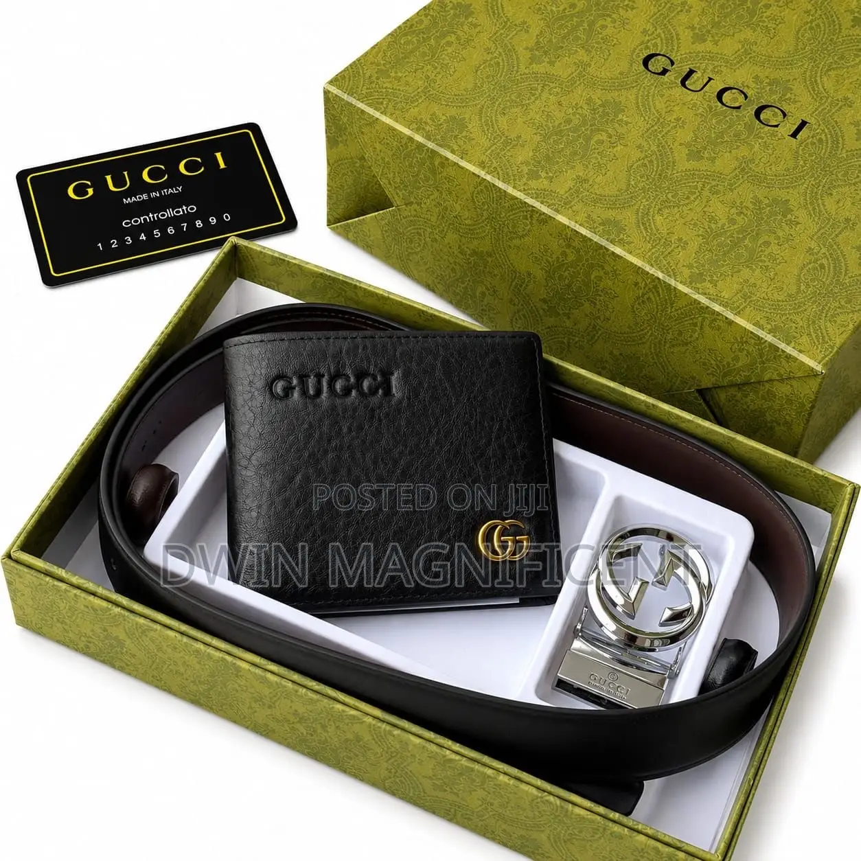 Special Gucci Wallet + Belt