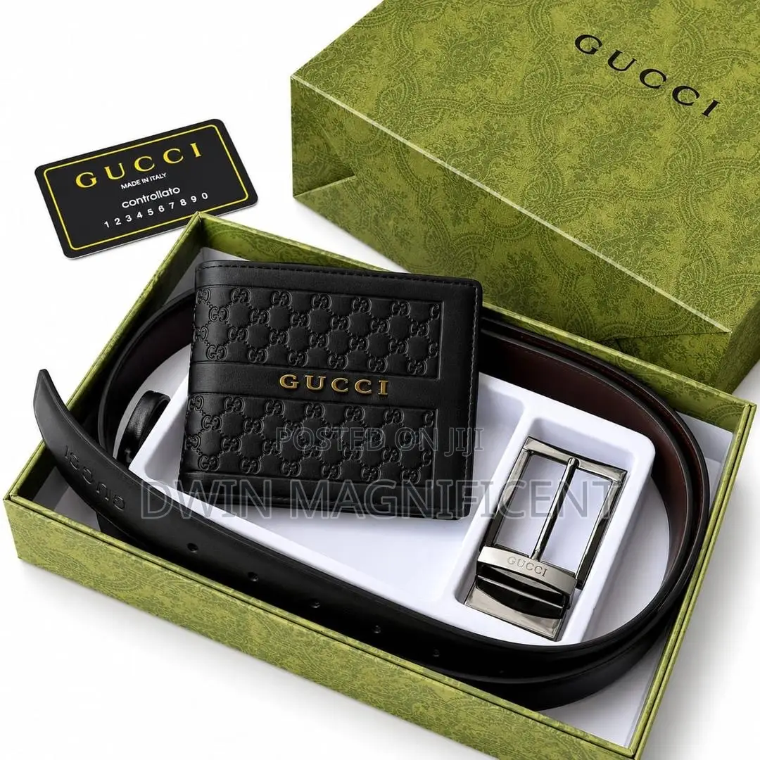 Special Gucci Wallet + Belt