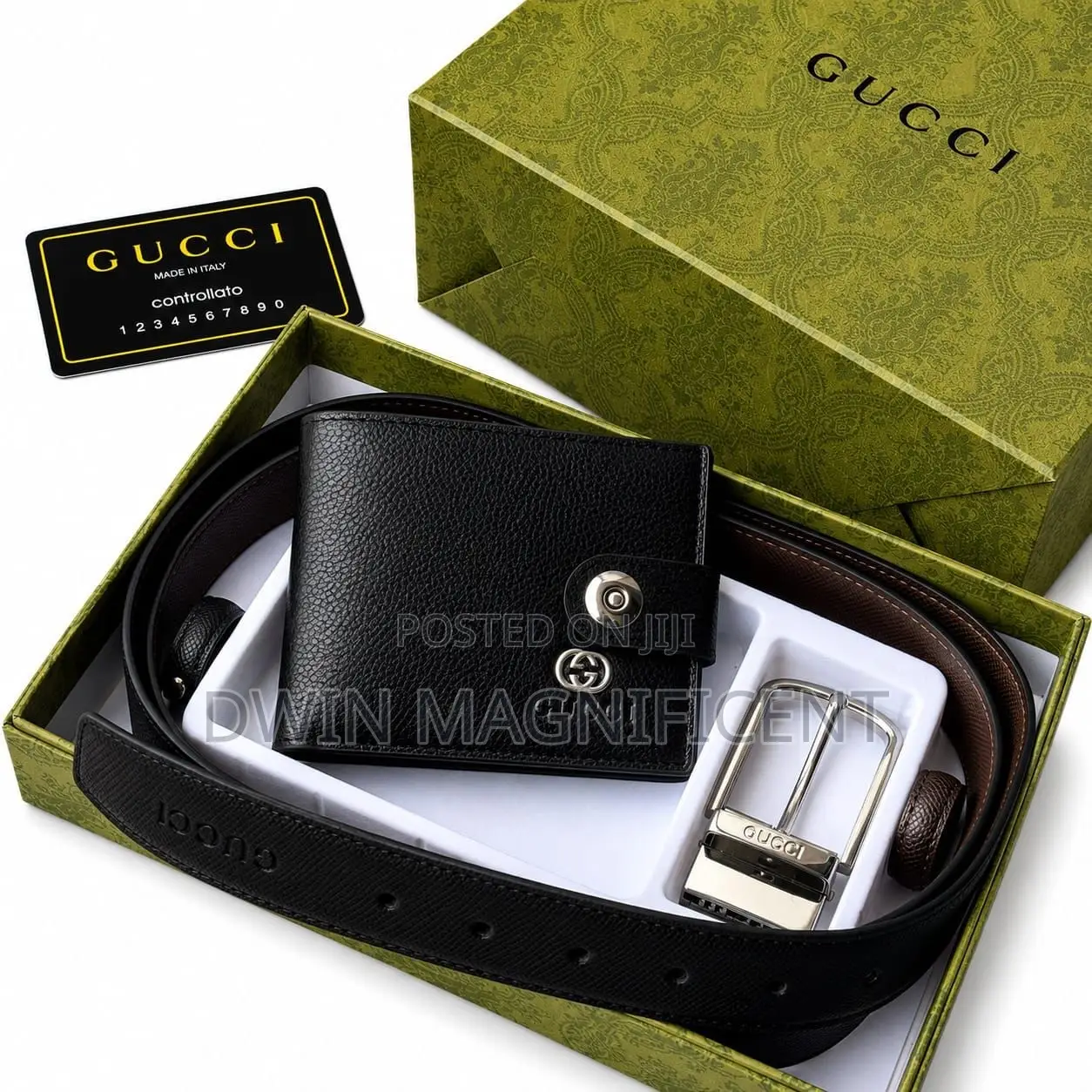 Special Gucci Wallet + Belt
