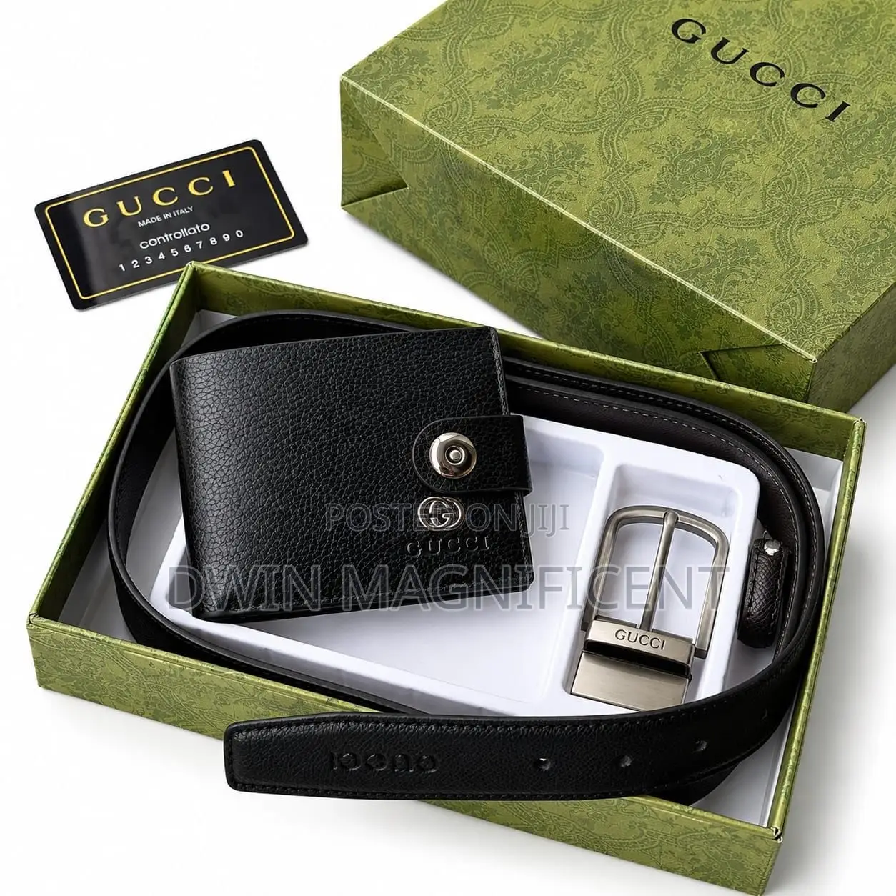 Special Gucci Wallet + Belt
