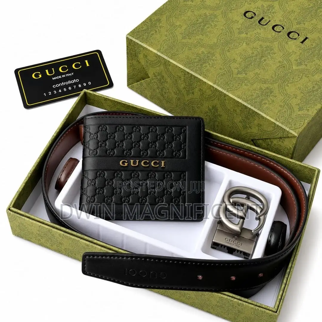 Special Gucci Wallet + Belt