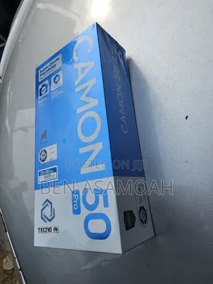 New Tecno Camon 50 Pro 256 GB Black