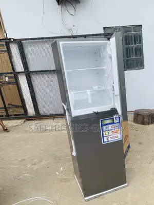 Fabulous Grey Nasco NASD2-29SK 251L Double Door Bottom Freezer