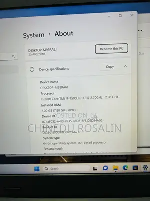 Laptop Lenovo ThinkPad L470 8GB Intel Core i7 SSD 256GB