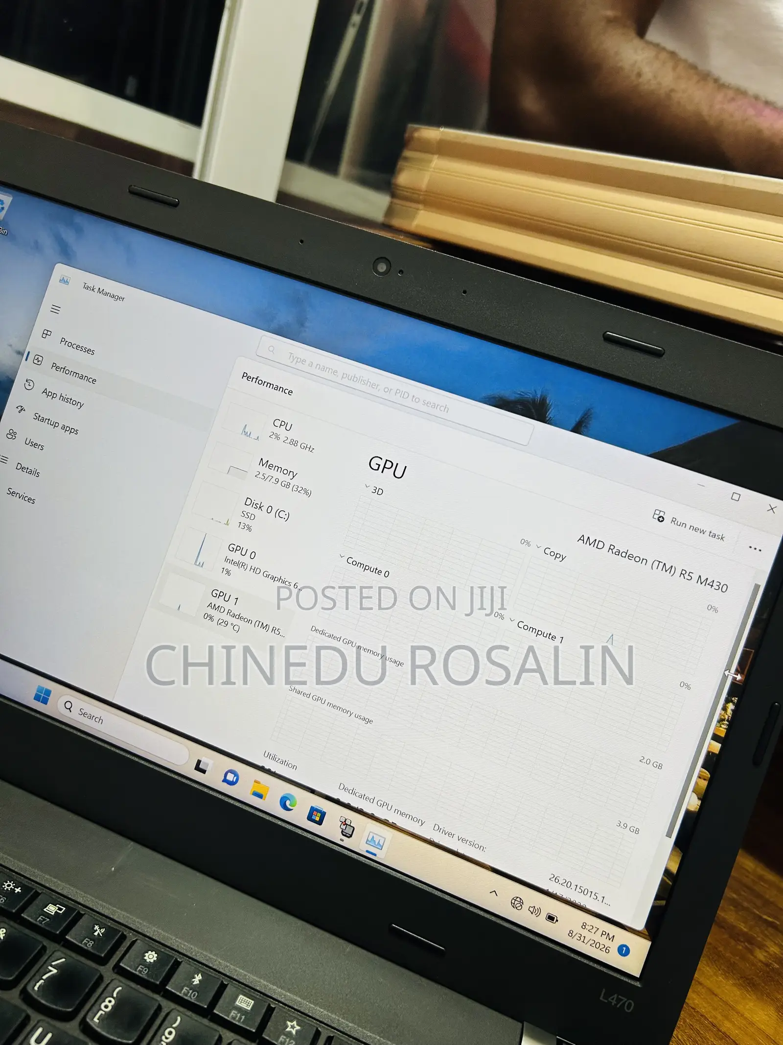 Laptop Lenovo ThinkPad L470 8GB Intel Core i7 SSD 256GB