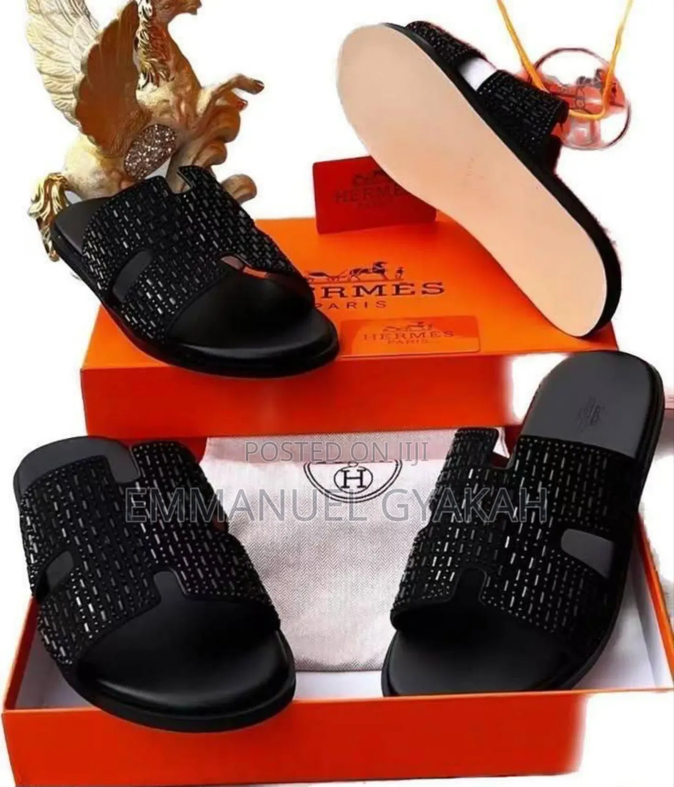 Versace, Hermes, Christians Louboutin Louis Vuitton Slippers
