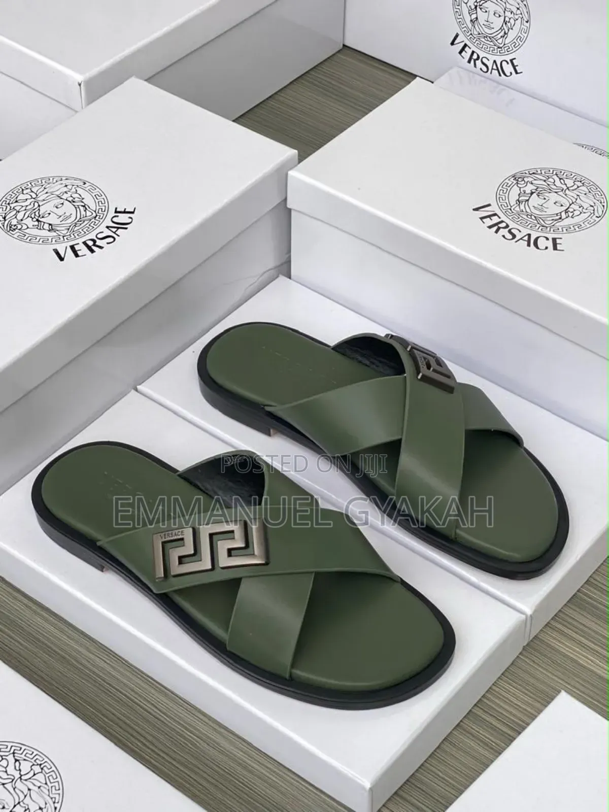 Versace, Hermes, Christians Louboutin Louis Vuitton Slippers