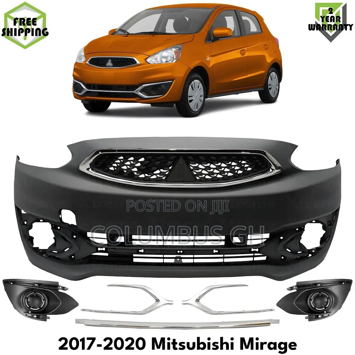 Mirage 2017 Front Bumper Complete