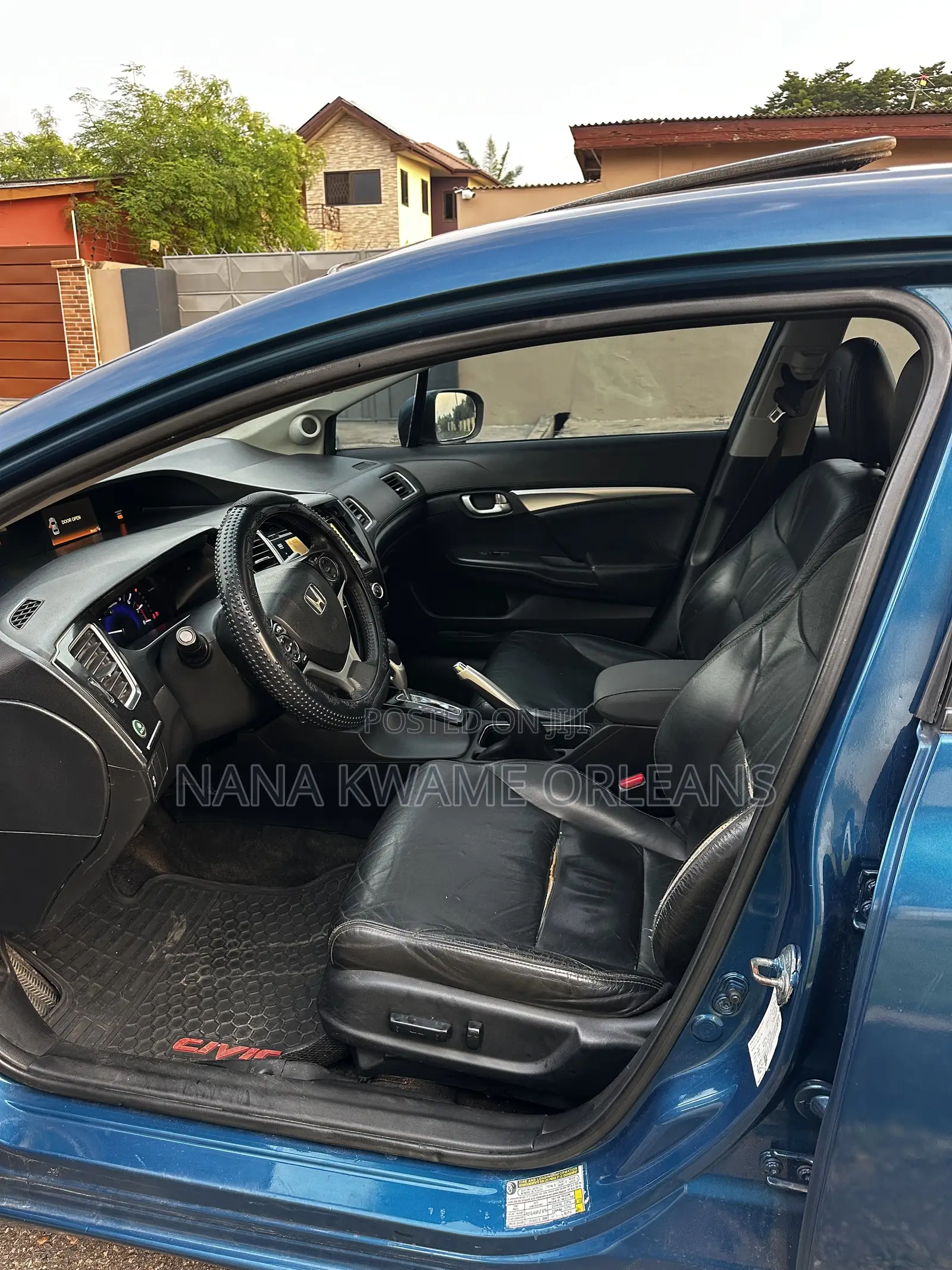 Honda Civic EX-L 4dr Sedan (1.8L 4cyl CVT) 2015 Blue