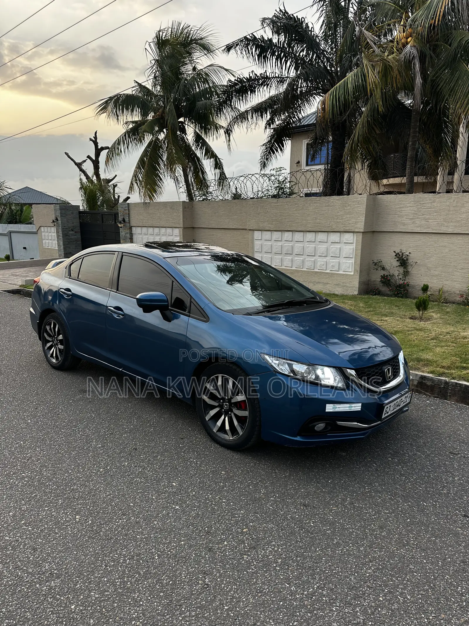 Honda Civic EX-L 4dr Sedan (1.8L 4cyl CVT) 2015 Blue