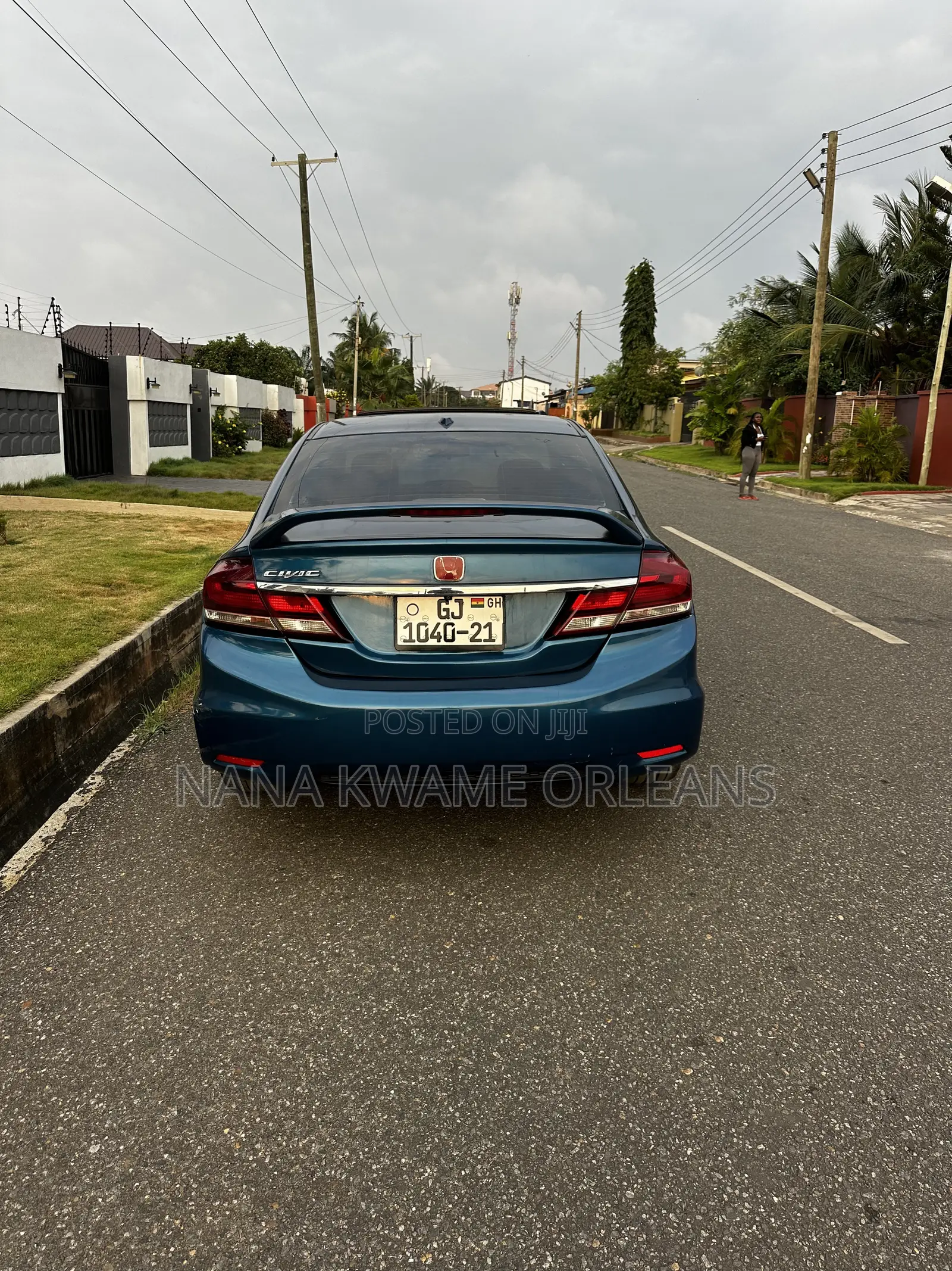 Honda Civic EX-L 4dr Sedan (1.8L 4cyl CVT) 2015 Blue