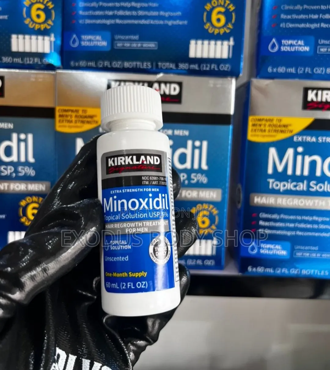 Kirkland Minoxidil 5% Men Beard, Hairline and Baldness Treatment Oil