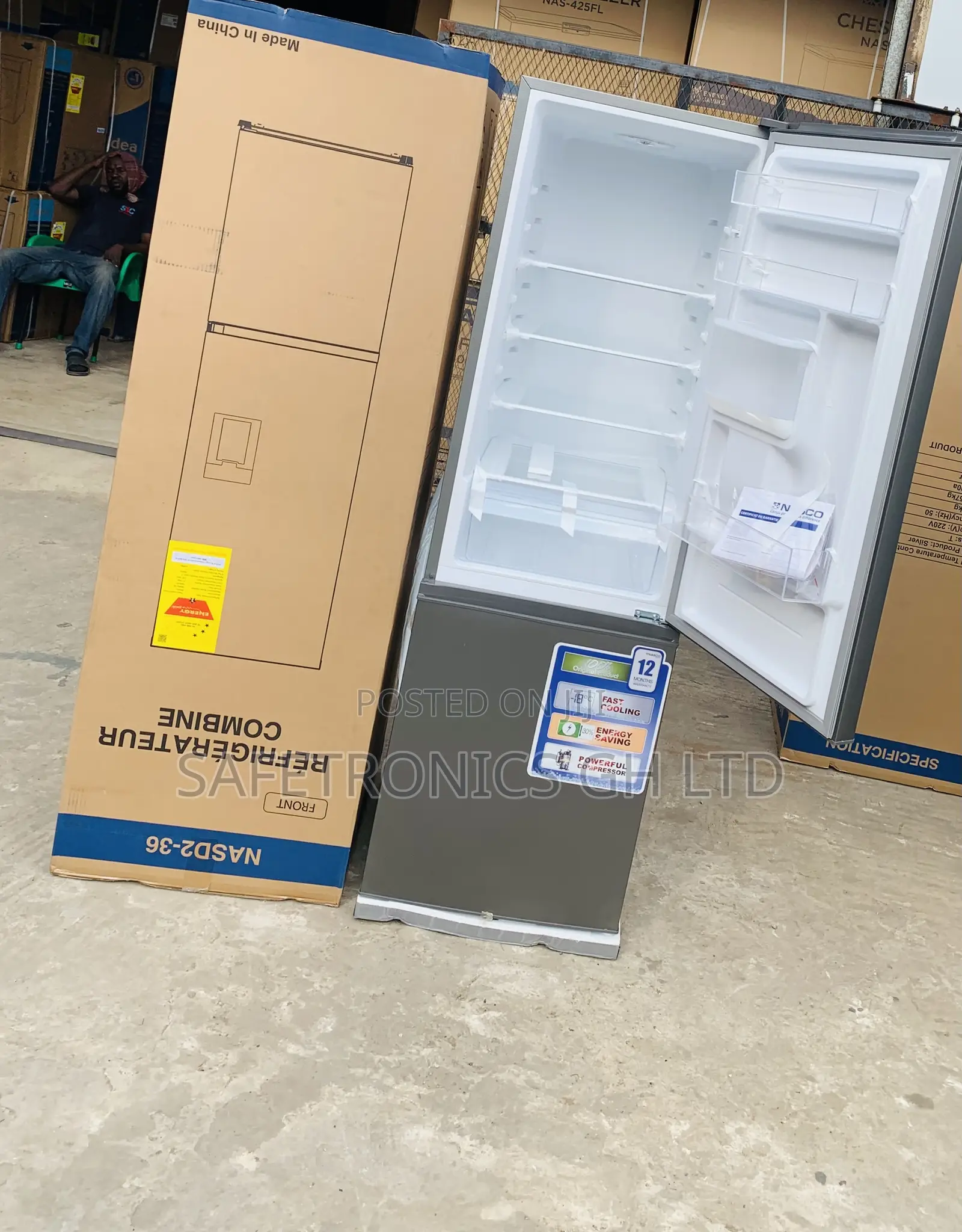 Classic Best Nasco 260L Double Door Fridge – (Nasd2-36)