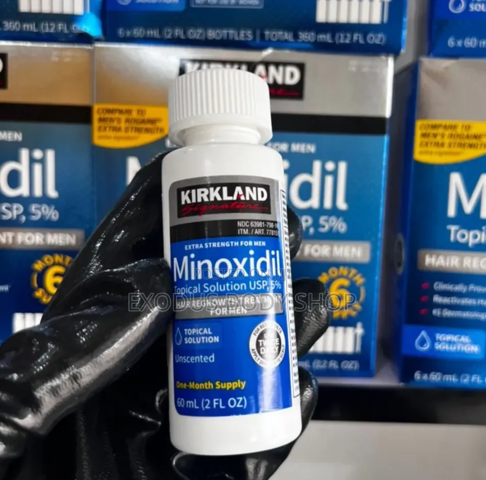 Kirkland Minoxidil 5% Oil for Men Beard, Hairline & Baldness Treatment