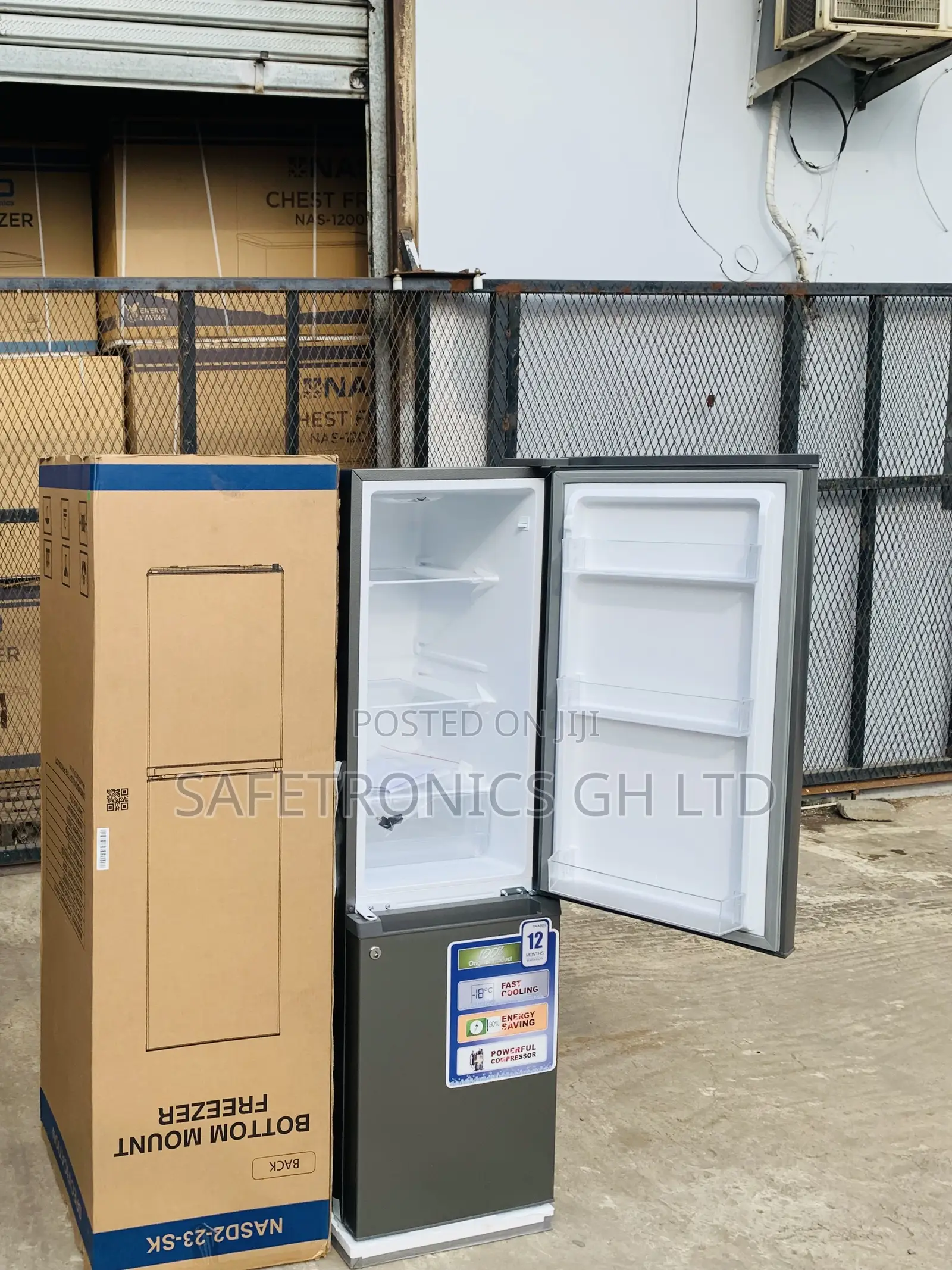 Newest Version Nasco 170 LTRS Bottom Mount Refrigerator (NASD2-23-SK)